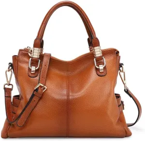 Kattee Soft Women Genuine Leather Purses and Handbags Satchel Tote Shoulder Bag