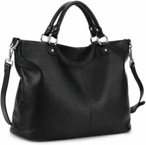 Kattee Women's Soft Leather Tote Bag, Top Satchel Purses and Handbags