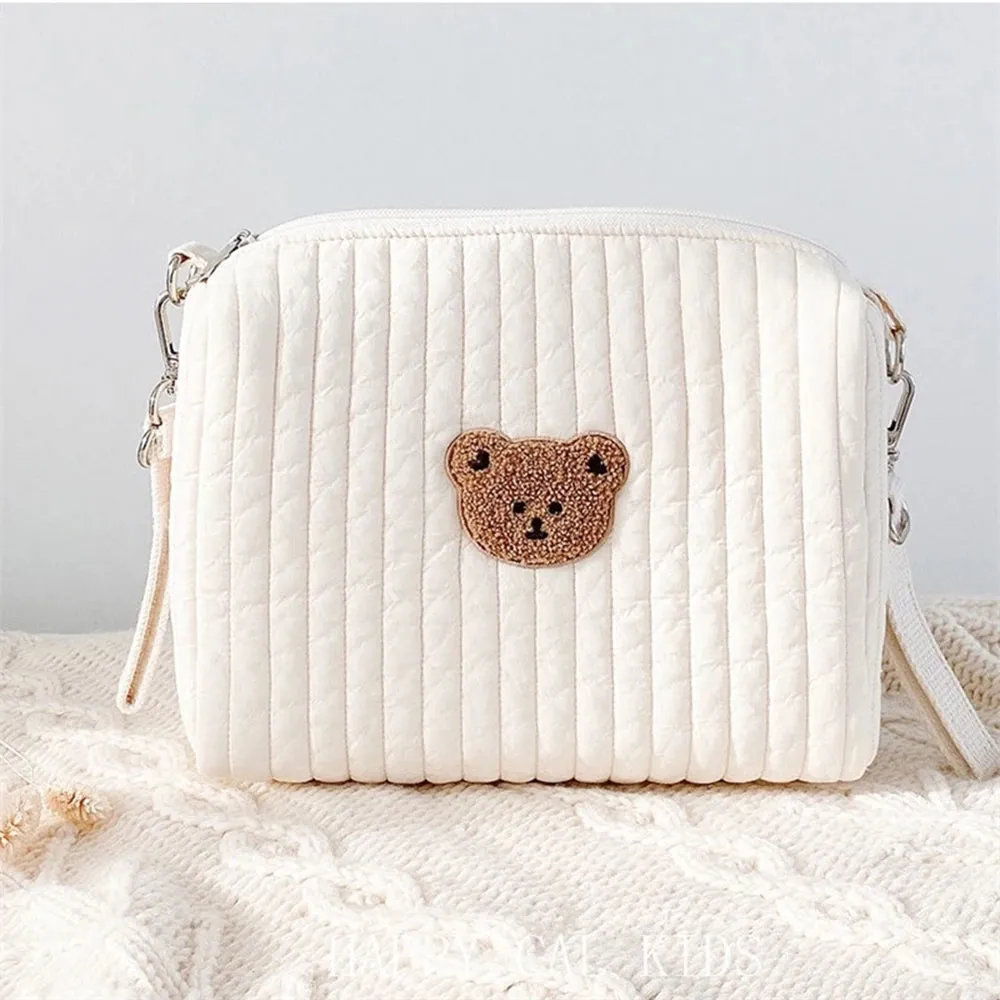 Kawaii Custom Baby Bear Stroller Bag 🐻✨ Personalized Name Hanging Organizer for Cute Outdoor Adventures! 🍼💖