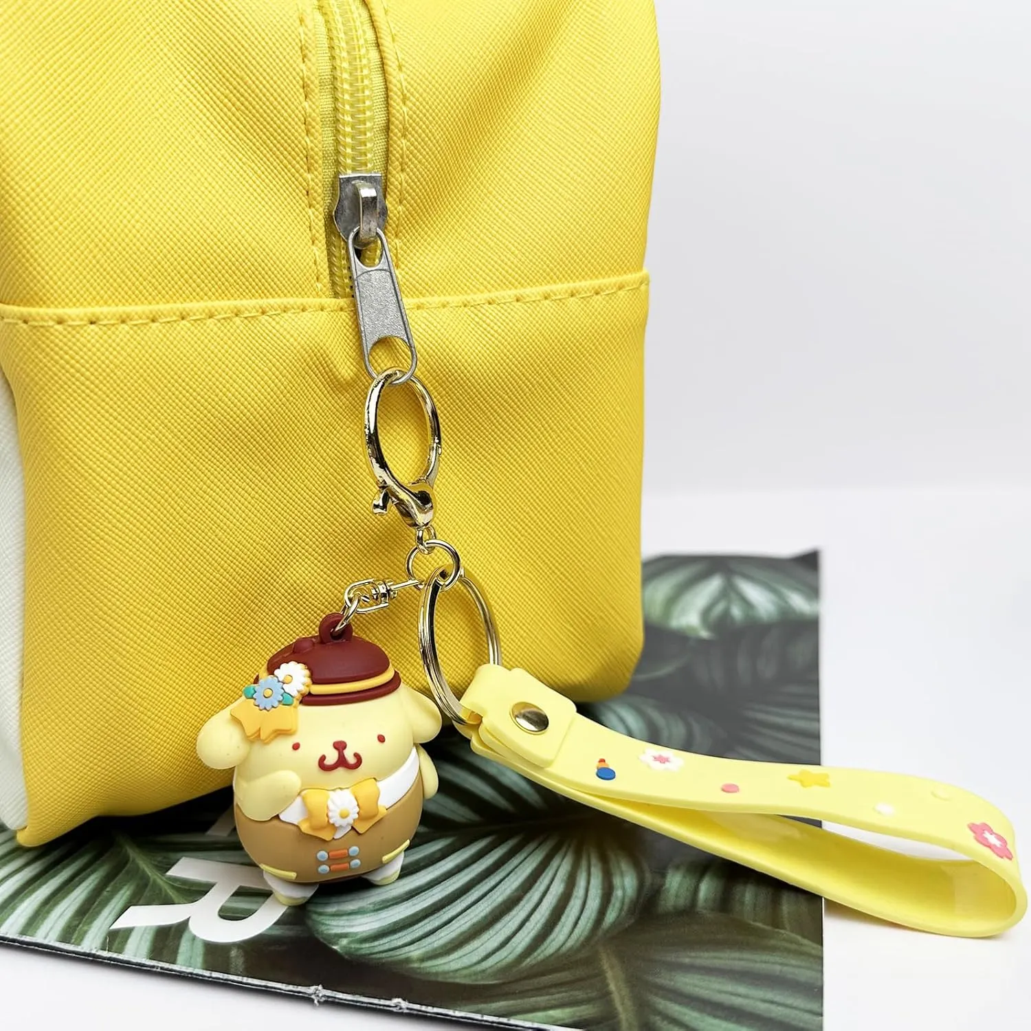 Kawaii Insulated Lunch Bag for Women, Reusable Large Capacity Lunch Box, Leakproof Lunch Tote Bag with Front Pocket, Lunchbox Container Thermal Cooler Bag Food Handbags for Work Office Travel Picnic