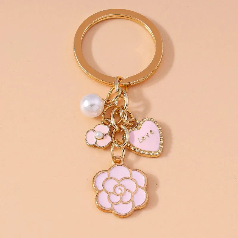 Kawaii Unicorn Horse Enamel Keychain 🦄✨ | Cute Metal Key Ring Pendant for Women & Girls | Perfect DIY Gift for Handbags & Car Keys 🎁💕