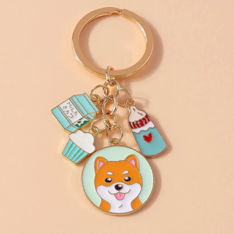 Kawaii Unicorn Horse Enamel Keychain 🦄✨ | Cute Metal Key Ring Pendant for Women & Girls | Perfect DIY Gift for Handbags & Car Keys 🎁💕