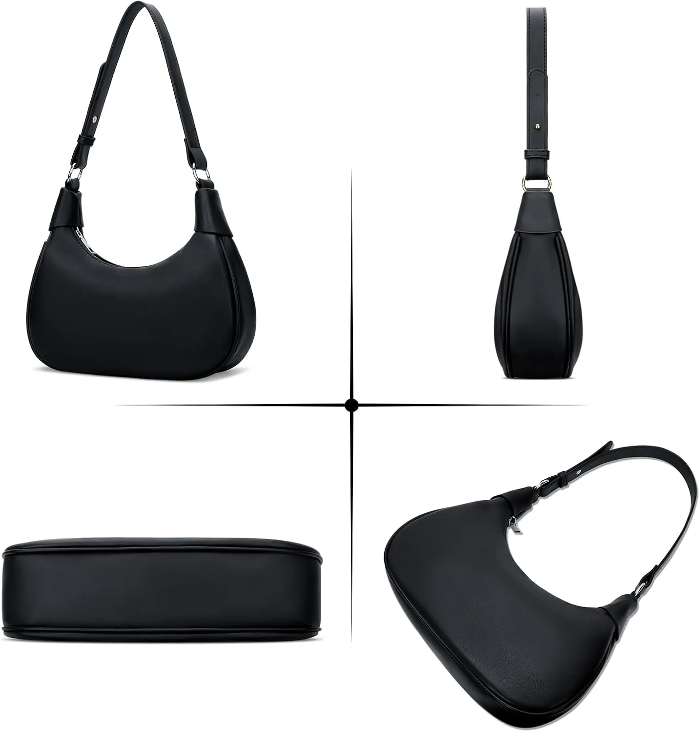 KKXIU Shoulder Bag for Women Cute Hobo Purses and Handbags Retro Clutch Underarm Purse