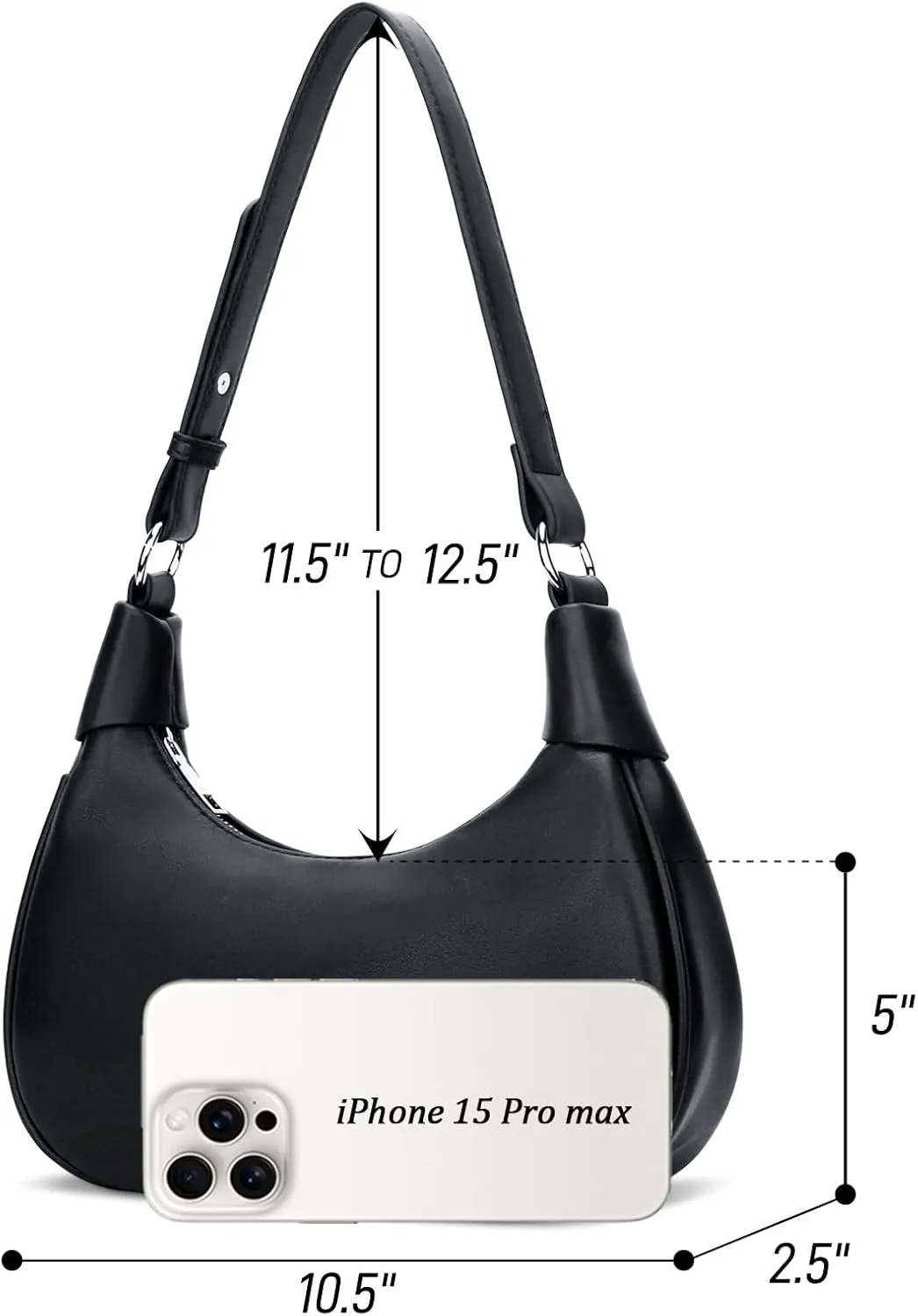 KKXIU Shoulder Bag for Women Cute Hobo Purses and Handbags Retro Clutch Underarm Purse