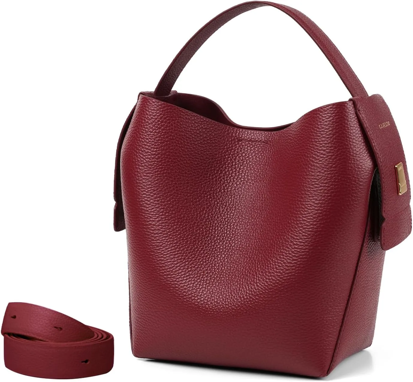 LA FESTIN Small Purse Genuine Leather Bags for Women: Shoulder Handbags Crossbody Bag