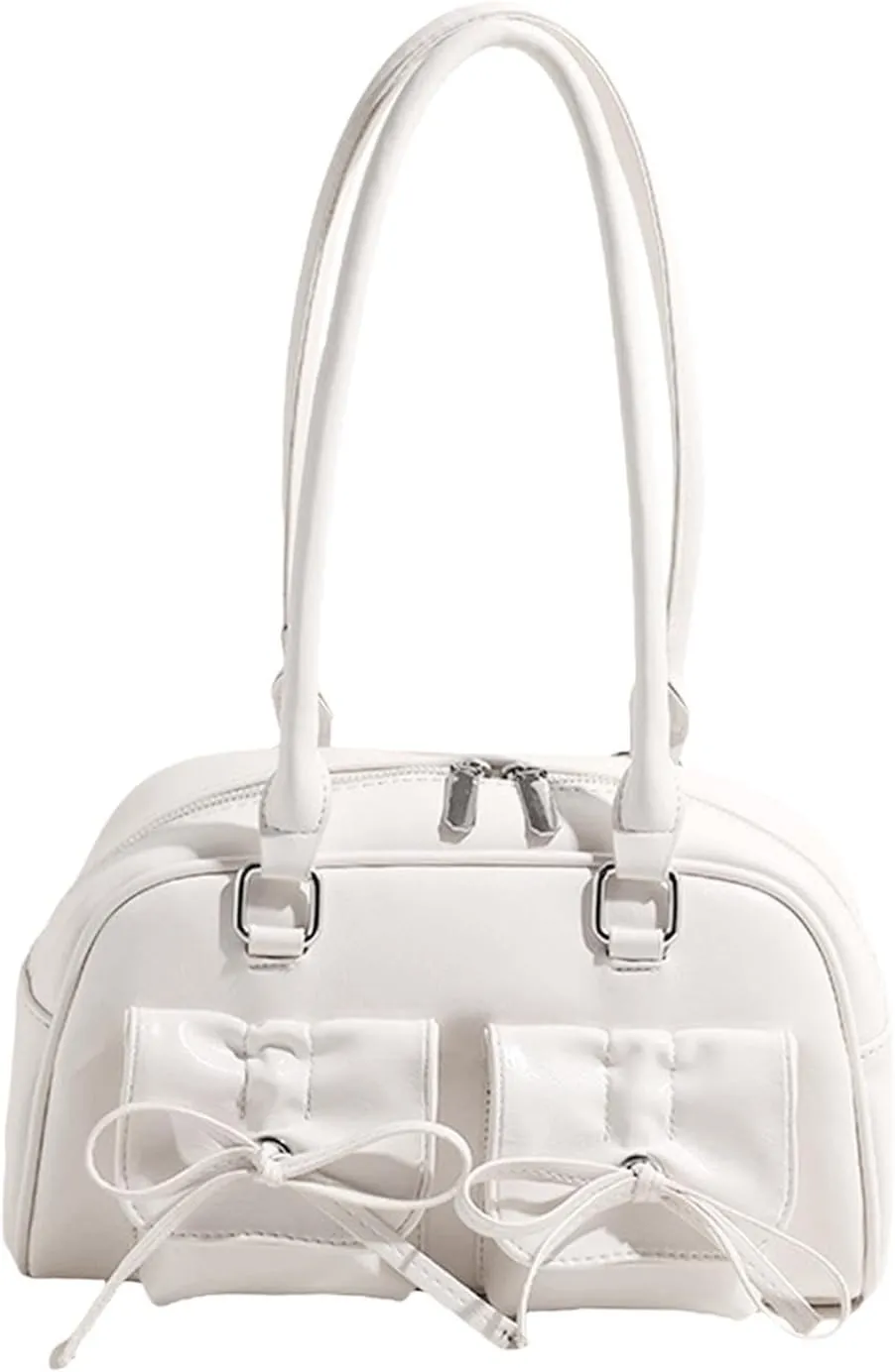 Ladies PU Leather Bow Tie Shoulder Bag for Work And Events