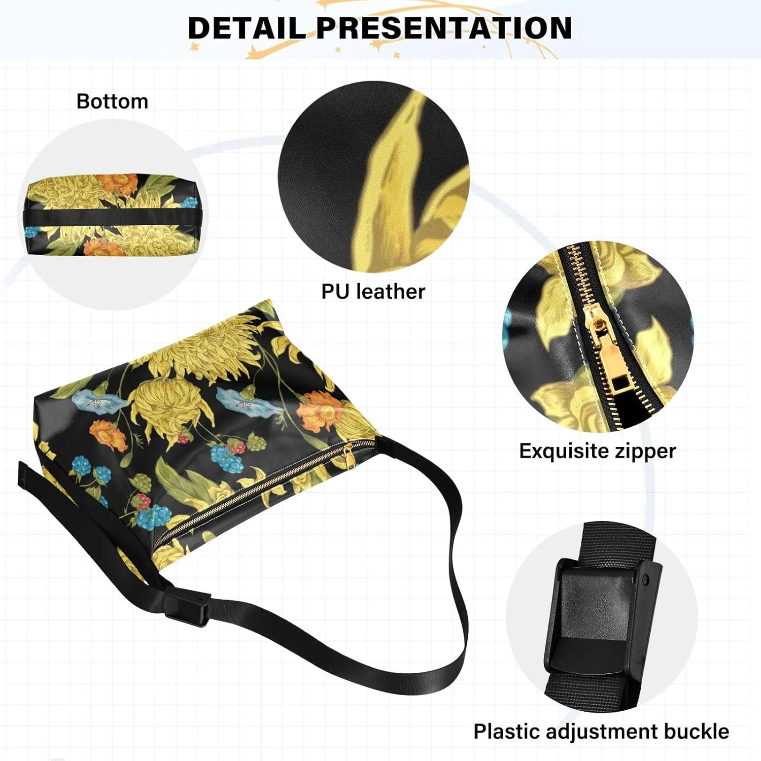 Leather Crossbody Purse for Women Men Lightweight Medium Crossbody Bag Shoulder Handbags for Running Hiking