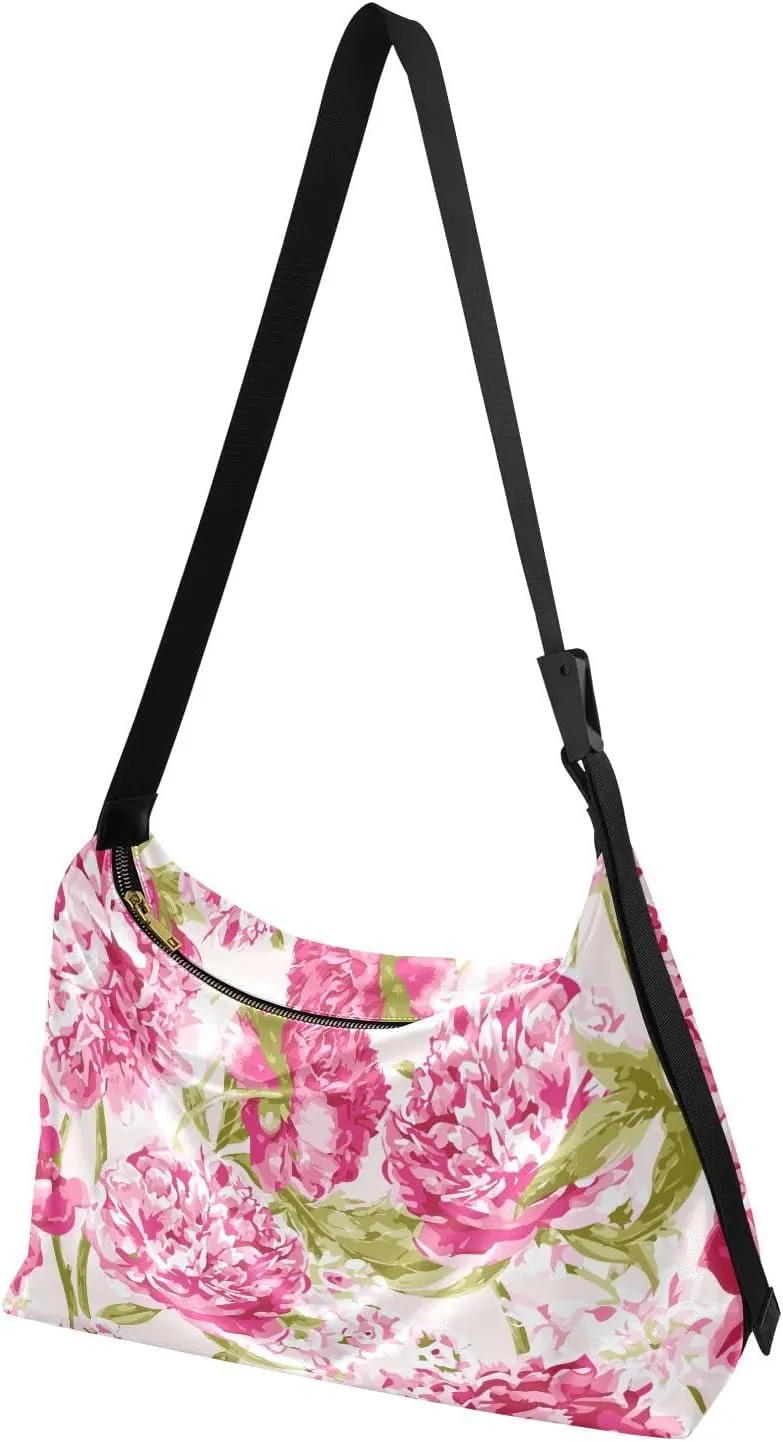 Leather Crossbody Purse for Women Men Lightweight Medium Crossbody Bag Shoulder Handbags for Running Hiking