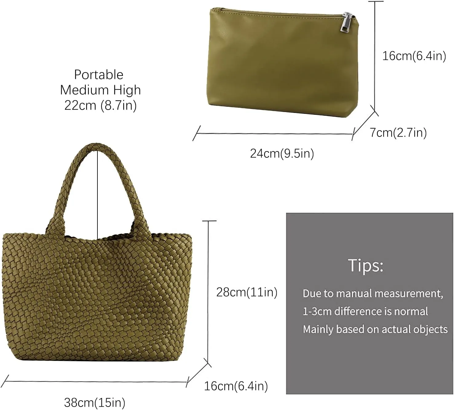 LMKIDS Woven Bag for Women, Vegan Leather Tote Bag Large Summer Beach Travel Handbag and Purse Retro Handmade Shoulder Bag
