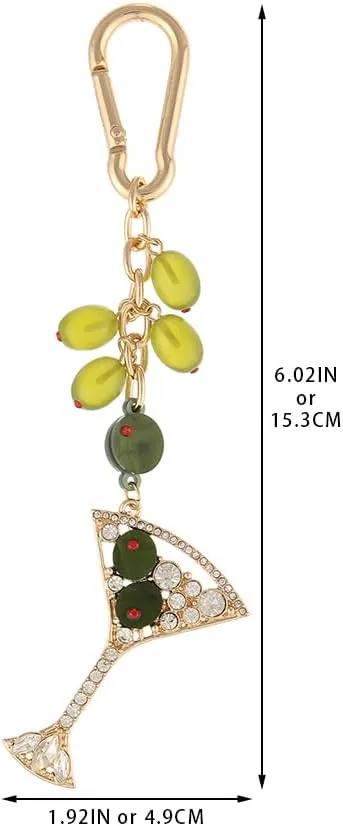 Madison Tyler Western Cowboy Boots Cherry Bow Bubble Tea Strawberry Cute Keychain | Bag Charms for Handbags Purse Charms