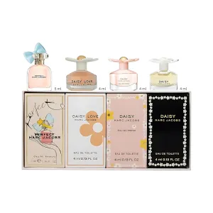 Marc Jacobs Perfume for Women Gift Set – 4-Piece Mini Variety Splashes
