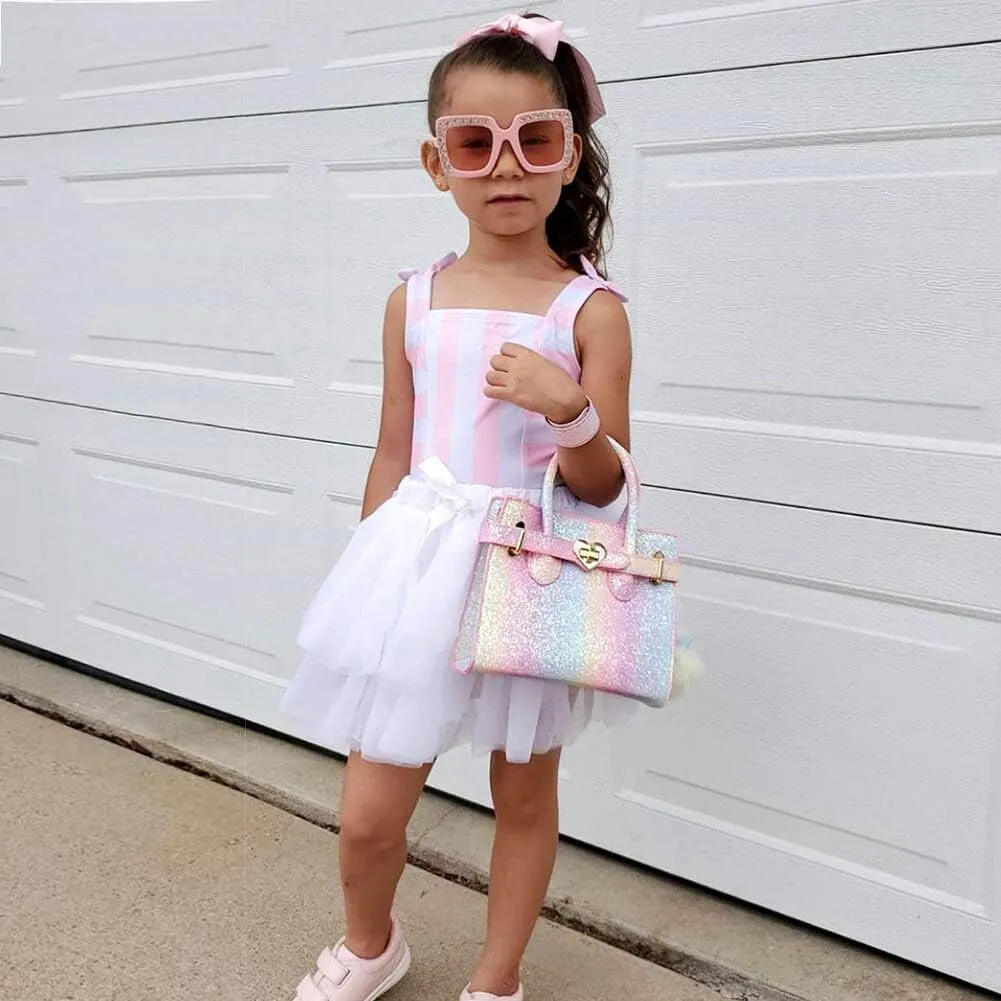mibasies Kids Purse for Little Girls Gift Toddler Crossbody Handbags