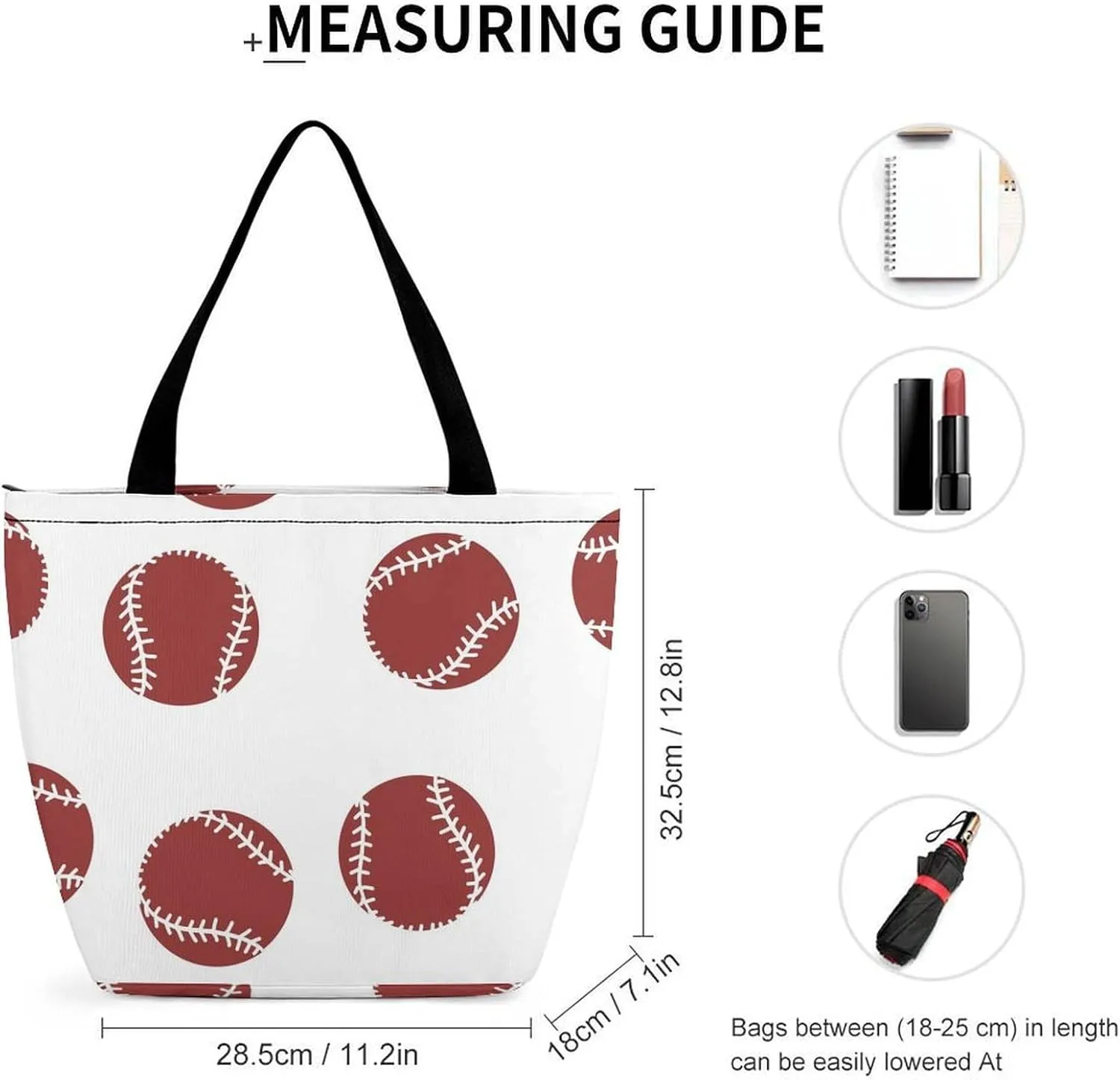 MoBlinko Abstract Baseball Ball Women Tote Bags Yoga Reusable Grocery Bagsshoulder Bag Handbag with Zipper