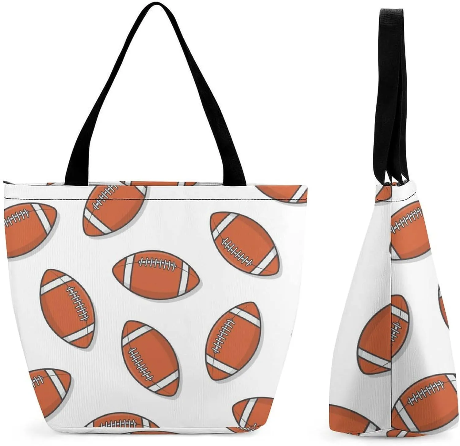 MoBlinko Abstract Baseball Ball Women Tote Bags Yoga Reusable Grocery Bagsshoulder Bag Handbag with Zipper