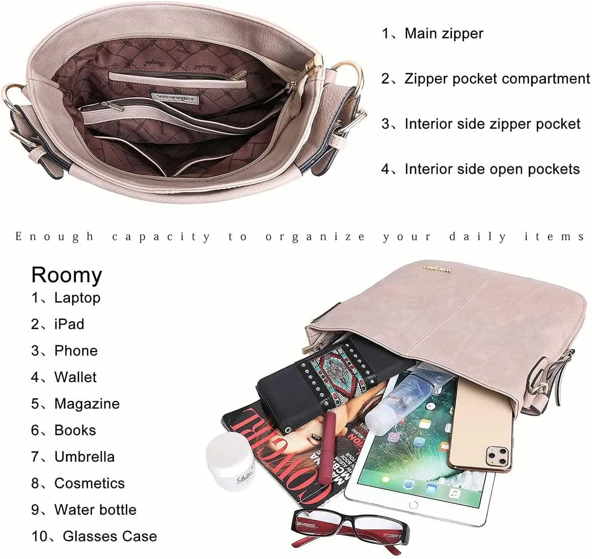 Montana West Hobo Bags for Women Shoulder Purses and Handbags