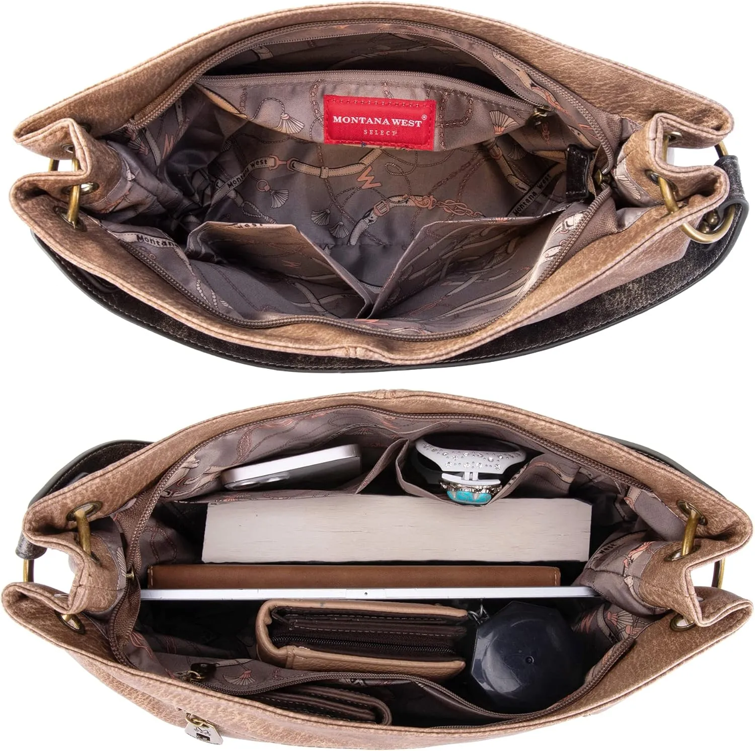 Montana West Purses for Women Hobo Shoulder Handbags with Zipper