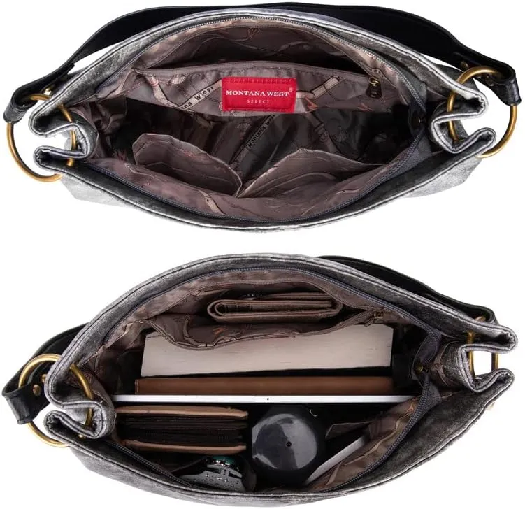 Montana West Purses for Women Hobo Shoulder Handbags with Zipper