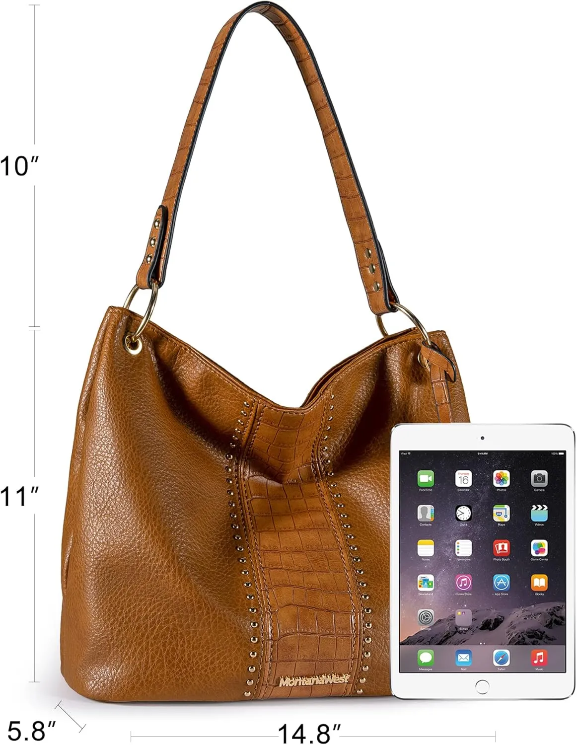 Montana West Purses for Women Hobo Shoulder Handbags with Zipper