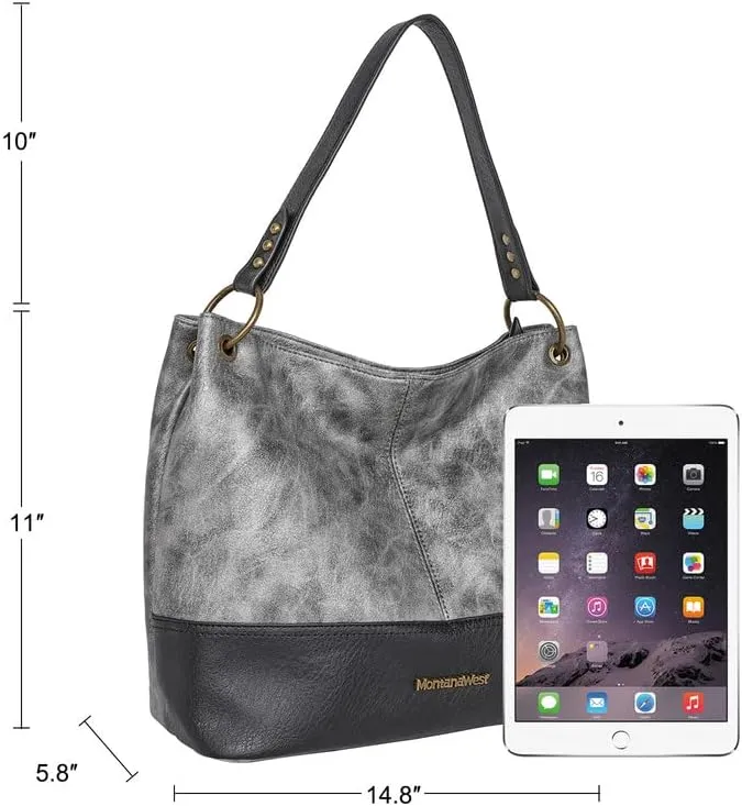 Montana West Purses for Women Hobo Shoulder Handbags with Zipper