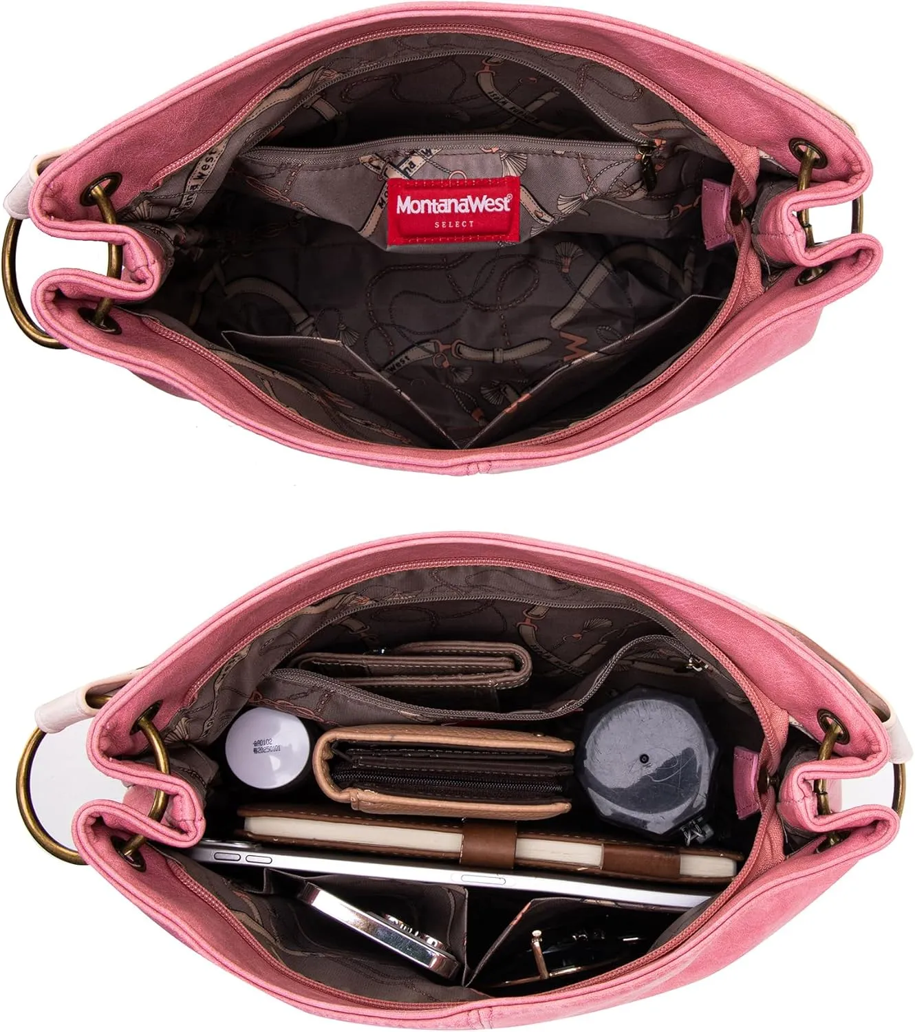 Montana West Purses for Women Hobo Shoulder Handbags with Zipper