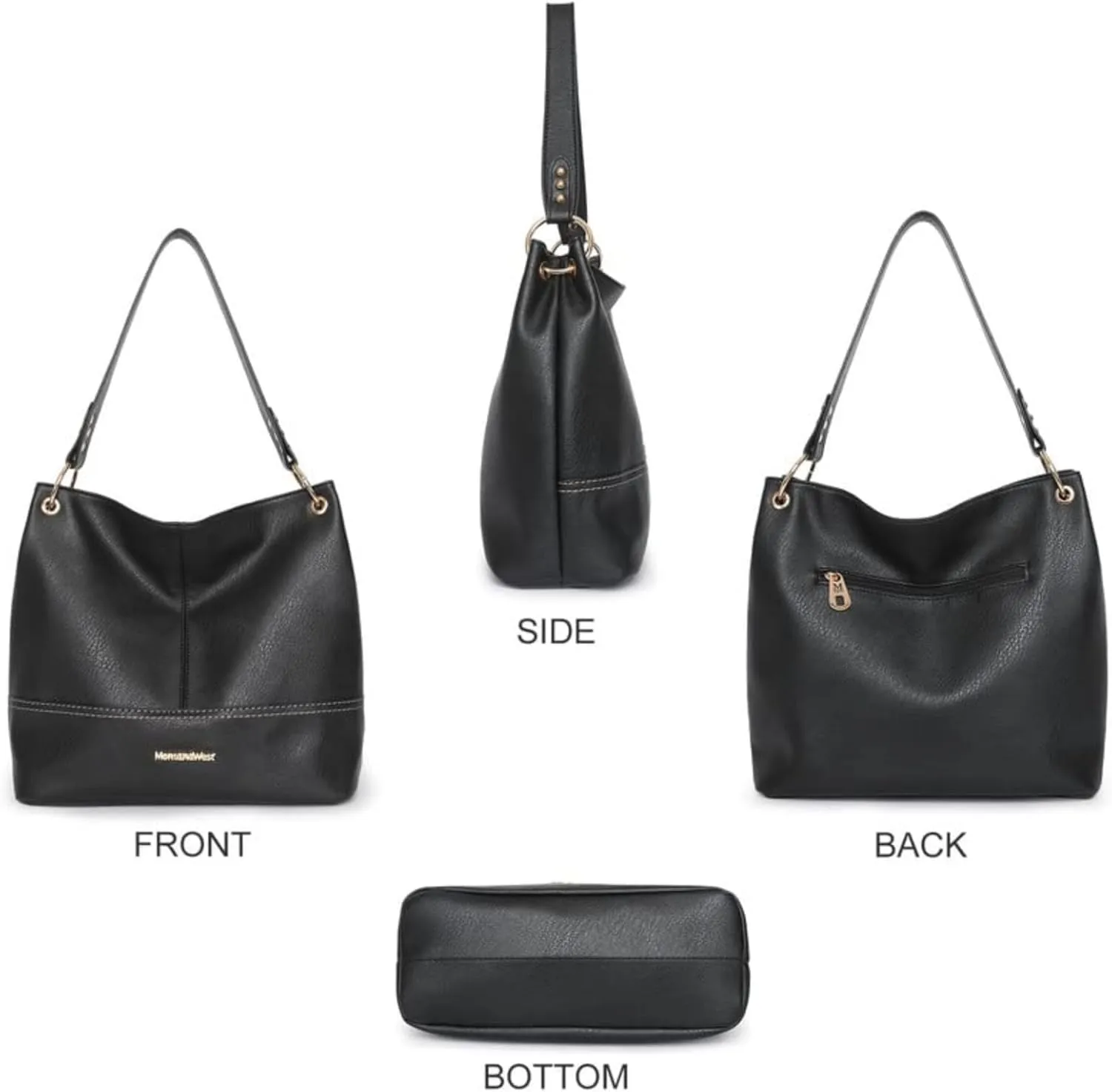 Montana West Purses for Women Hobo Shoulder Handbags with Zipper