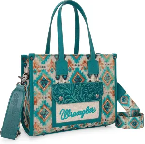 Montana West Wrangler Aztec Tote Bag for Women Western Purses and Handbags
