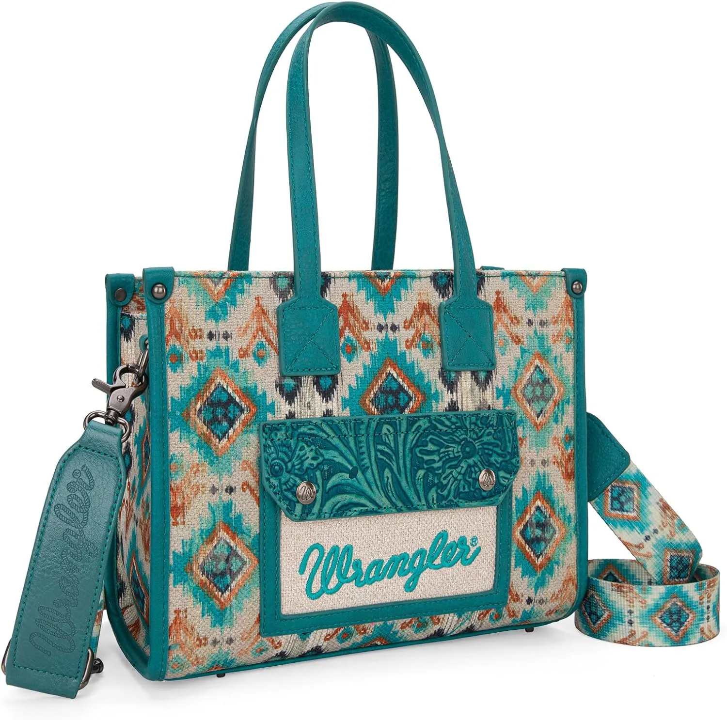Montana West Wrangler Aztec Tote Bag for Women Western Purses and Handbags