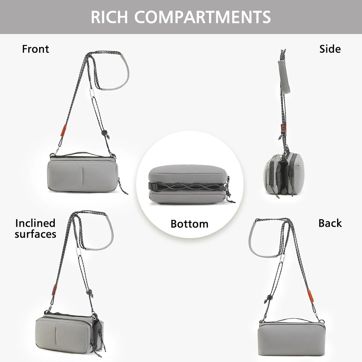 Mootime Crossbody Bags for Women Travel Purses and Handbags with Adjustable Strap Women's Shoulder Handbags