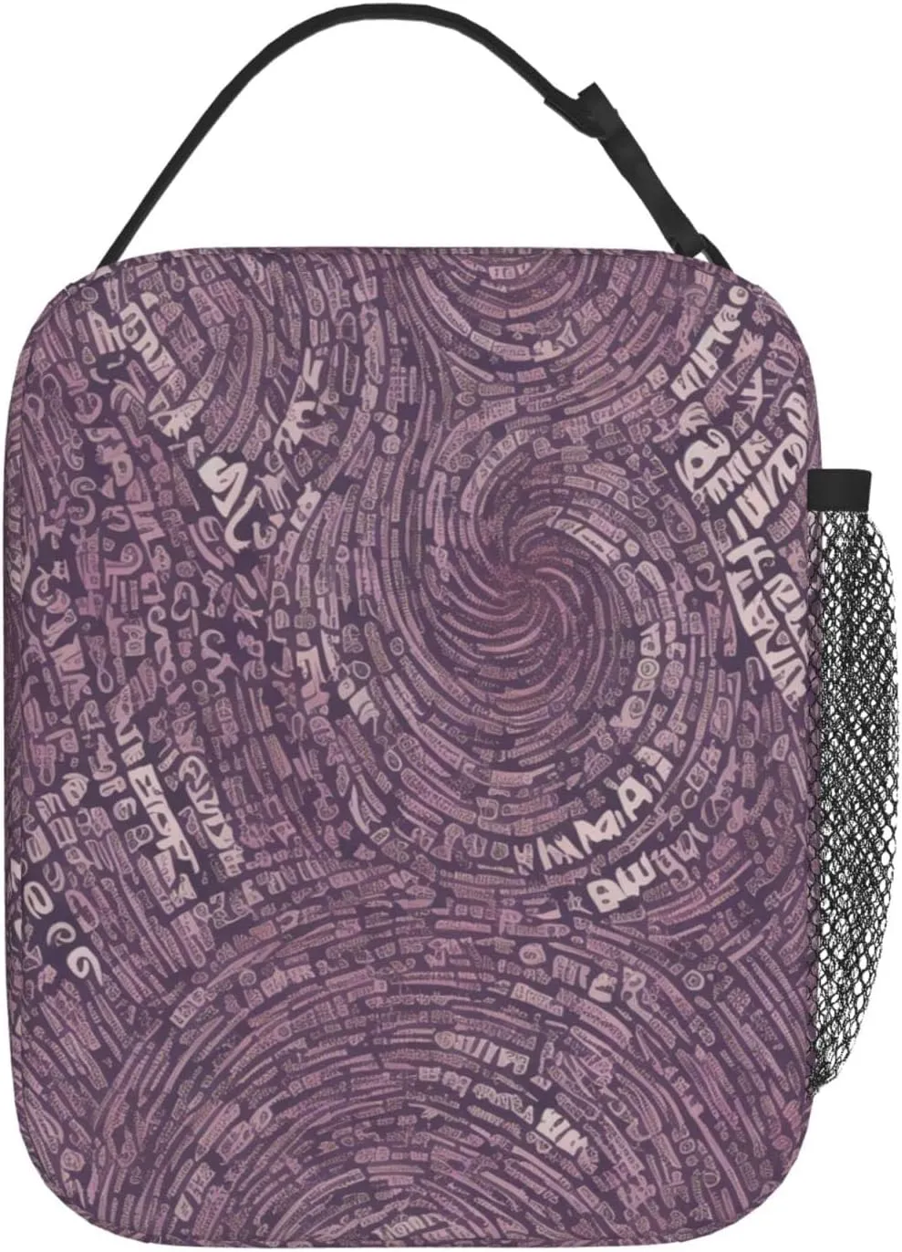 Musical Notation Print Patterns Lunch Bag Insulated Lunch Tote For Women And Men'S Office Work Travel Picnic