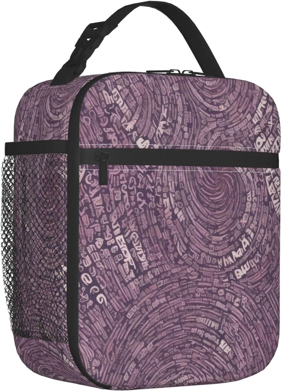 Musical Notation Print Patterns Lunch Bag Insulated Lunch Tote For Women And Men'S Office Work Travel Picnic