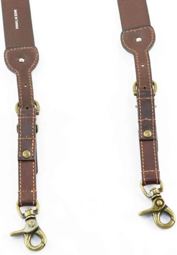 Nocona Belt Co. Men's Bullet Concho Gallus Leather Suspenders