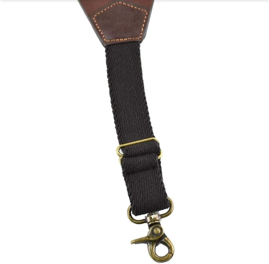Nocona Belt Co. Men's Bullet Concho Gallus Leather Suspenders