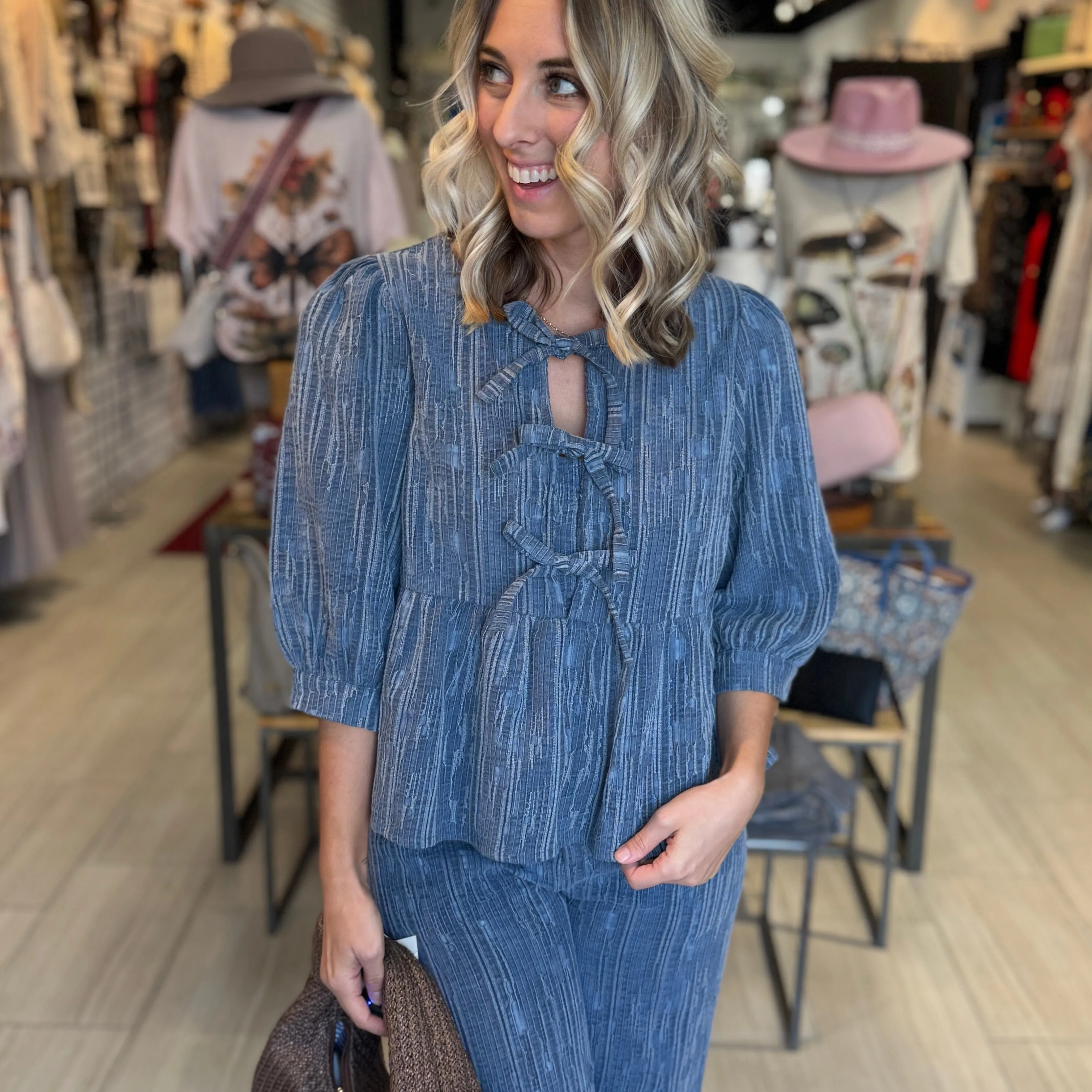 Nova Pleat Blouse