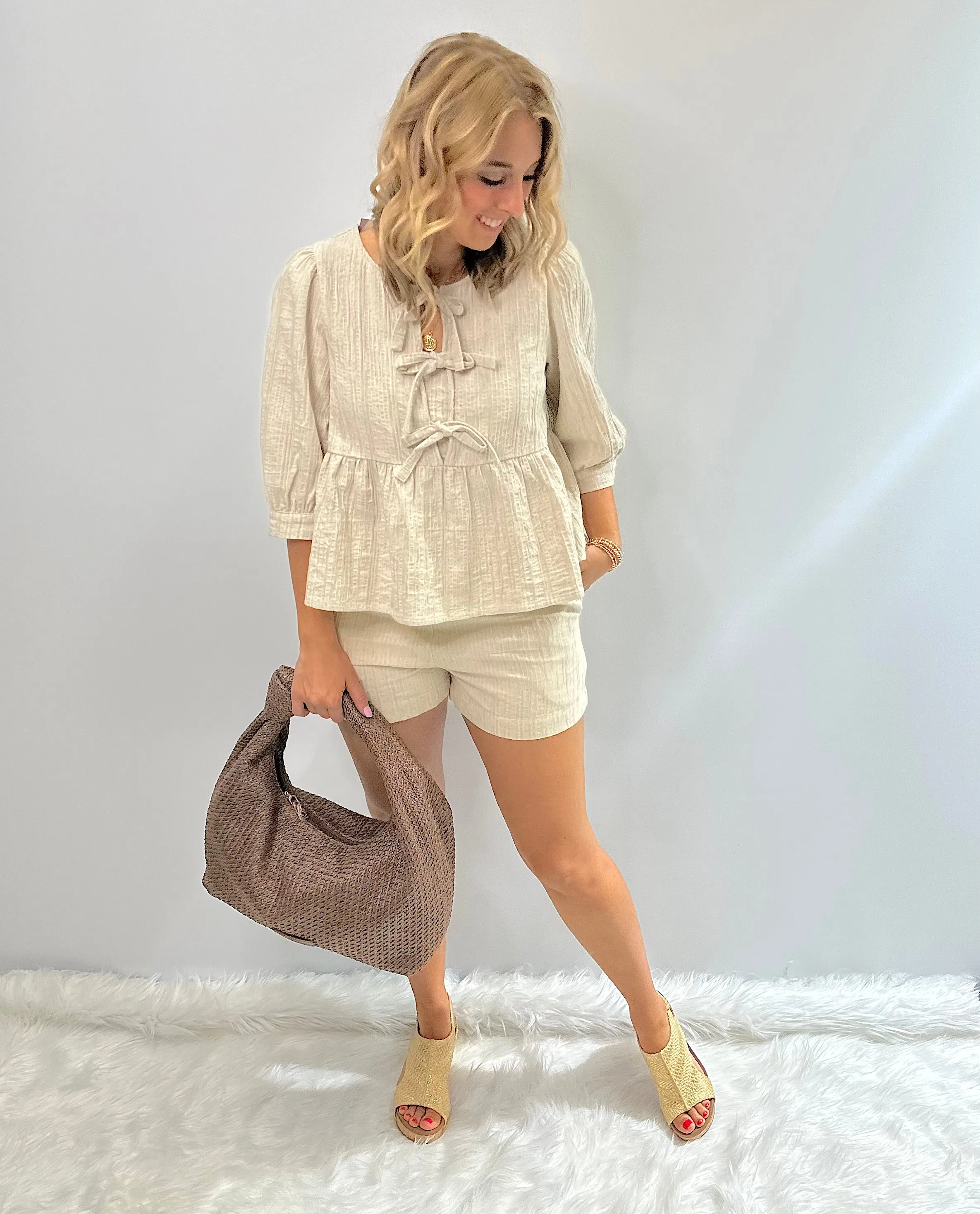 Nova Pleat Blouse