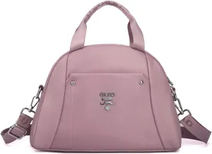 Nylon Crossbody Bag for Women Waterproof Shoulder Bag Lightweight Purse with Pockets Ladies Travel Handbag (Red)