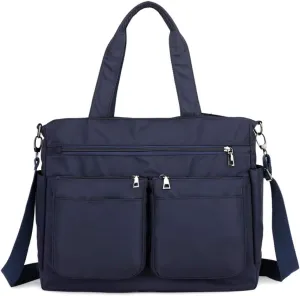 Nylon Tote Handbags Lightweight Tote Shoulder Bag Waterproof Large Tote Travel Bag