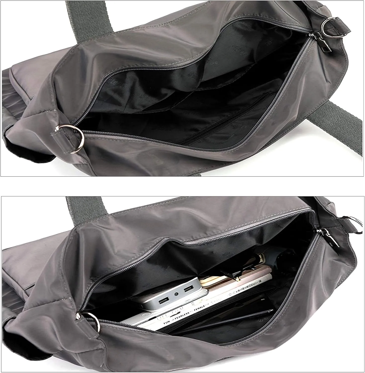 Nylon Tote Handbags Lightweight Tote Shoulder Bag Waterproof Large Tote Travel Bag