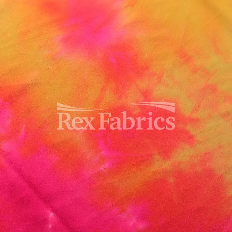 Nylon Tricot Tie Dye