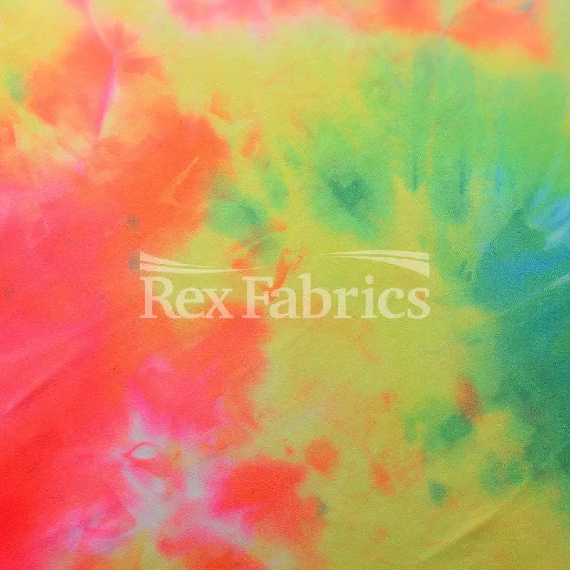 Nylon Tricot Tie Dye