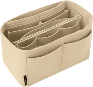 OMYSTYLE Purse Organizer Insert, Felt Tote Bag Organizer Insert with 5 Sizes, Handbag Dividers for Inside Purse, Compatible with Longchamp, Neverful, Speedy and More