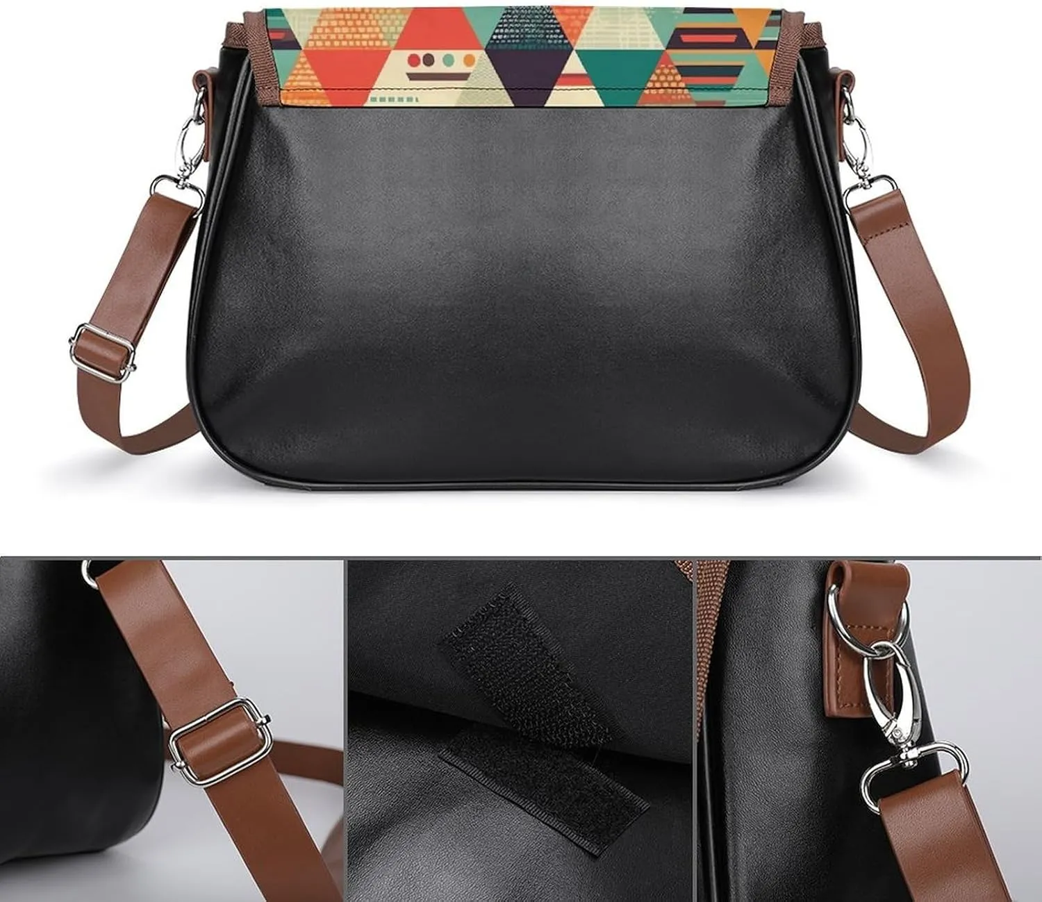 Pastel Color Smiley Face Crossbody Bags for Women Travel Shoulder Bag Small Leather Cross Body Handbags