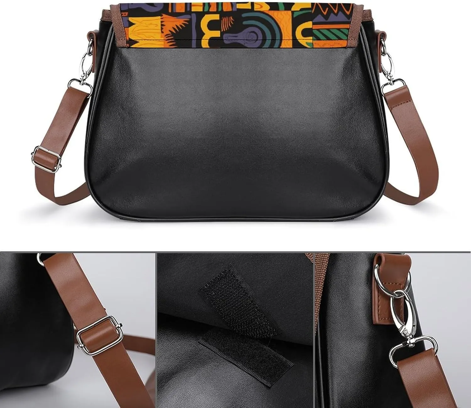 Pastel Color Smiley Face Crossbody Bags for Women Travel Shoulder Bag Small Leather Cross Body Handbags