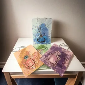 Perfume Themed Paper Gift Bag