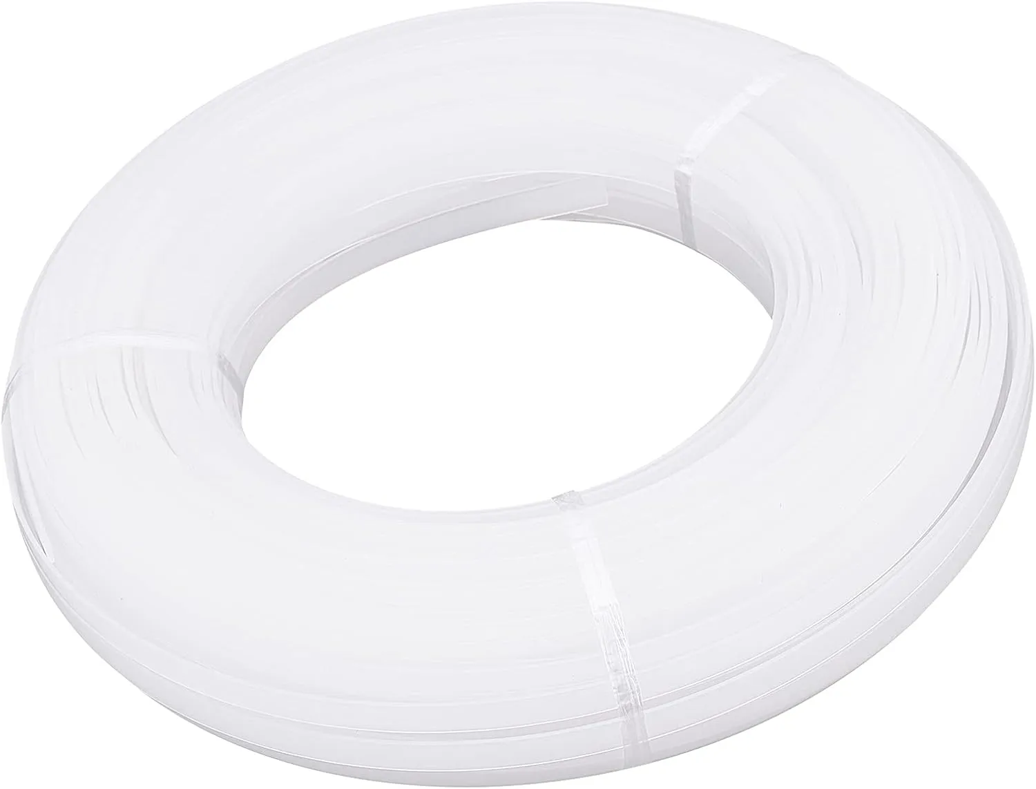 PH PandaHall 55m/60 Yard Polyester Boning for Sewing 10mm White Plastic Boning Sew-Through Low Density Boning for Wedding Dress Corset Bridal Gowns Nursing Cap Lingerie Costume Hats and Handbags