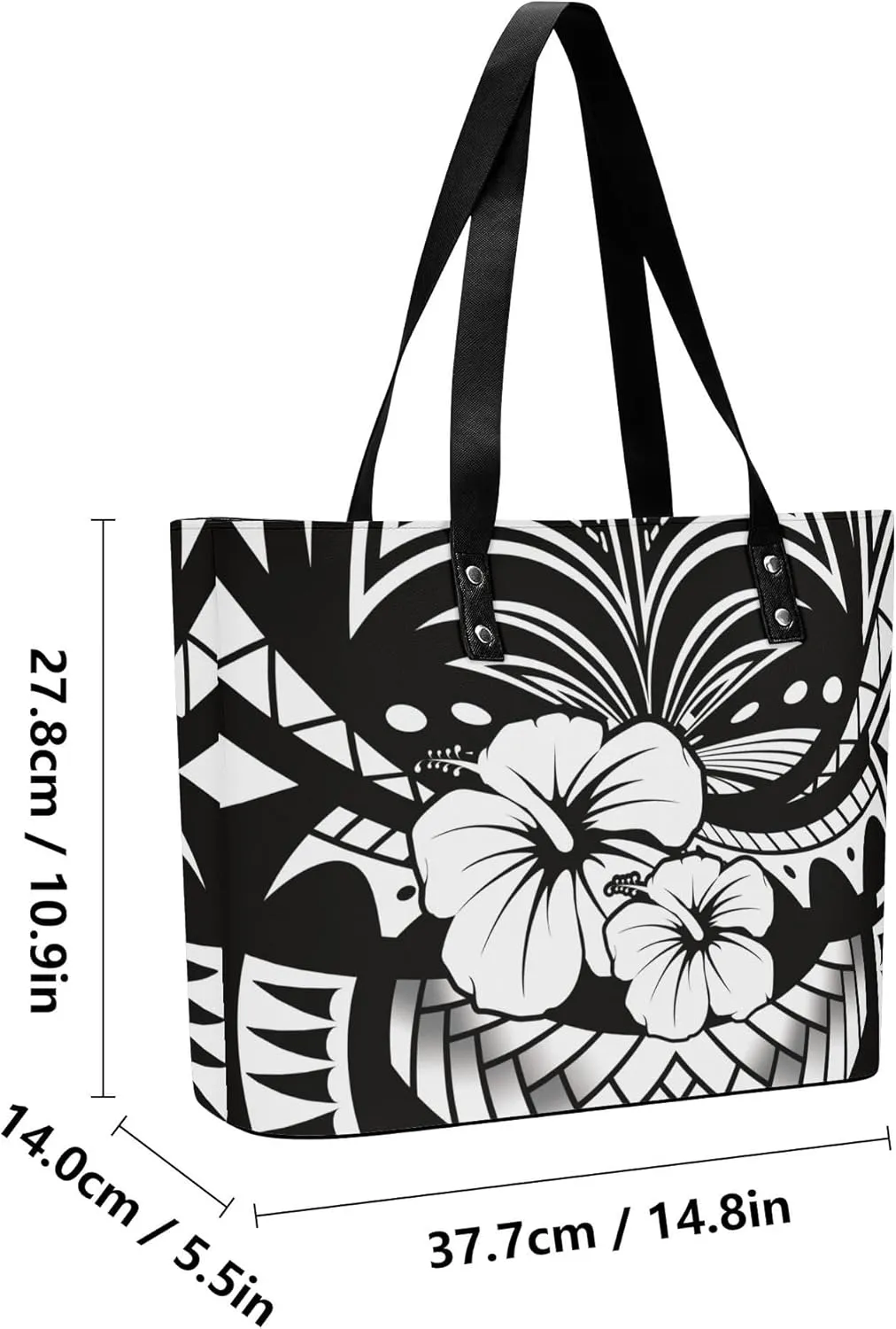 Polynesian Large Capacity Temperament Handbag Samoa Women'S Bag Set 2 Women'S Shoulder Bag Women'S Purse