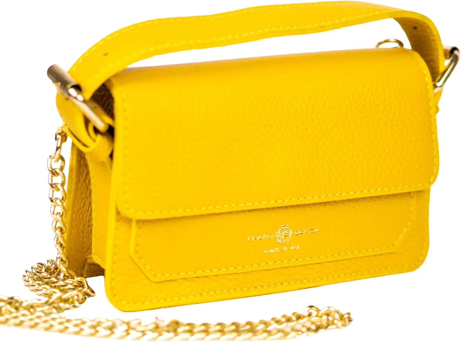 Premium Italian Leather Handmade in Florence, Italy. Small Crossbody Bag for Women with a Detachable Strap Made in Italy