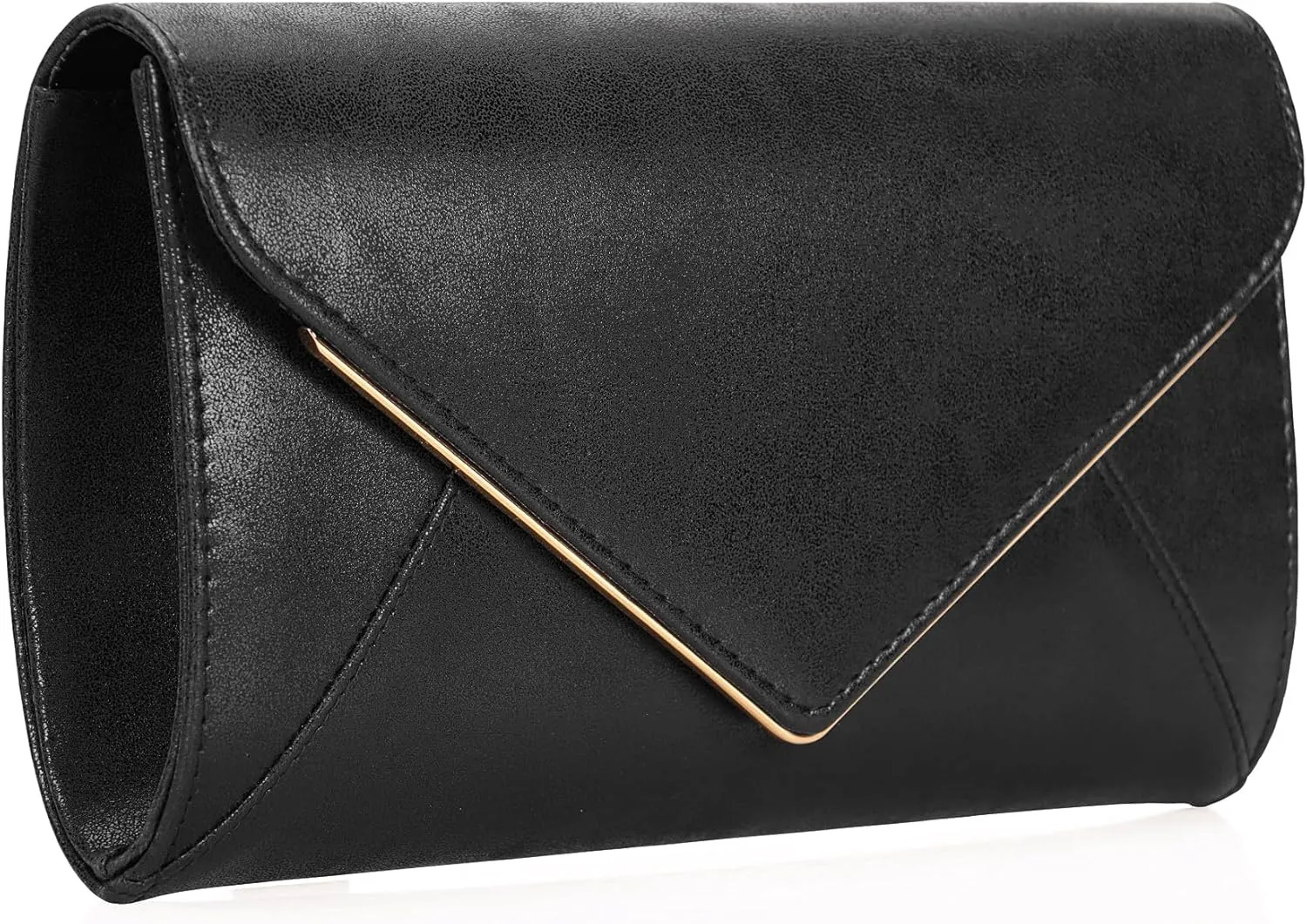 PU Leather Clutch Purses Women Evening Envelope Handbag Prom Wedding Party Foldover Bag