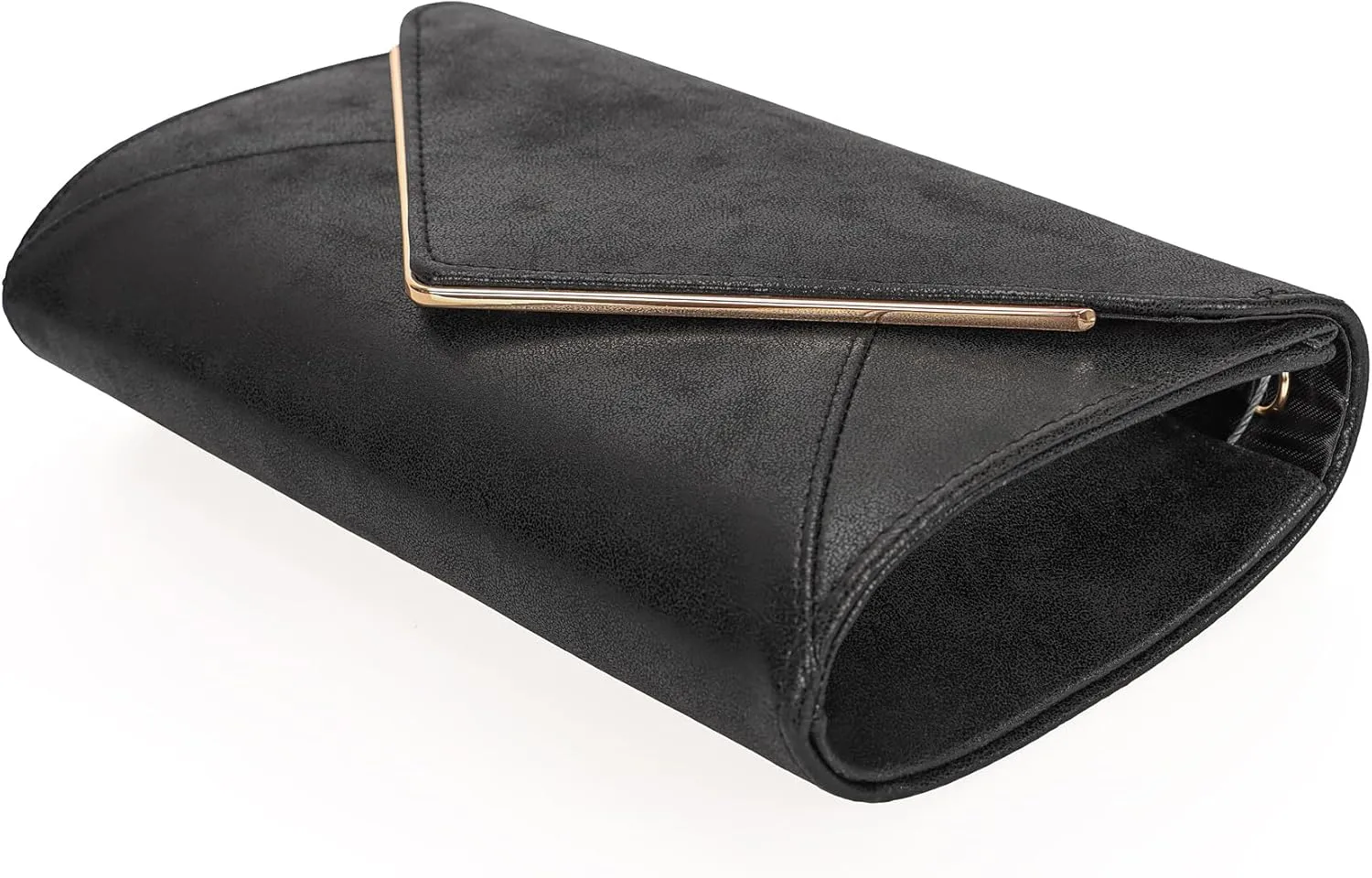 PU Leather Clutch Purses Women Evening Envelope Handbag Prom Wedding Party Foldover Bag