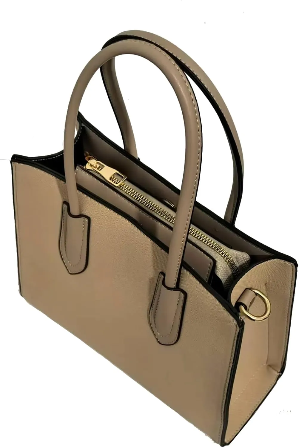 Pu Leather Tote Bag for Women Waterproof Handbags With Zippper Shoulder Bags Medium Crossbody Purses