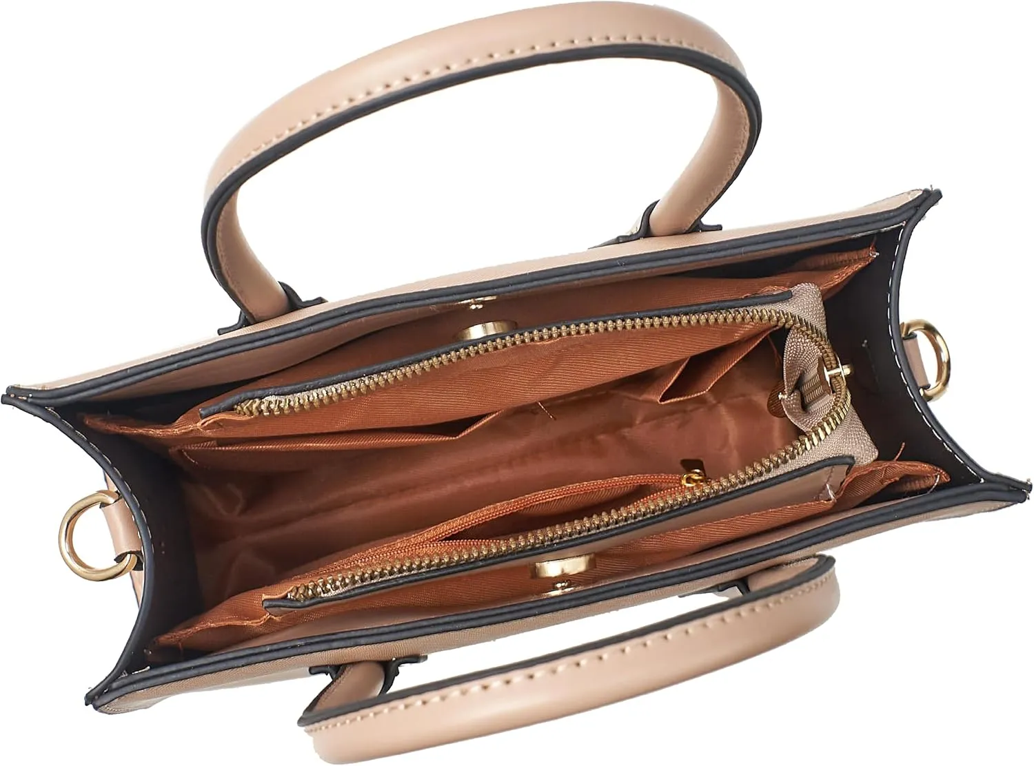 Pu Leather Tote Bag for Women Waterproof Handbags With Zippper Shoulder Bags Medium Crossbody Purses